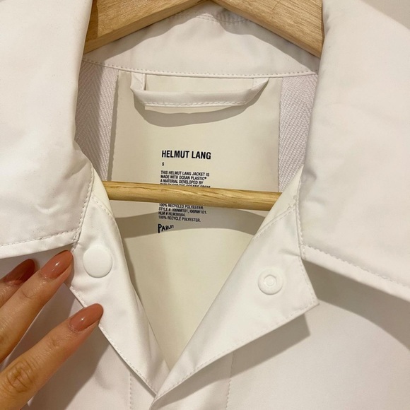 Helmut Lang White Coaches Jacket - Picture 4 of 5